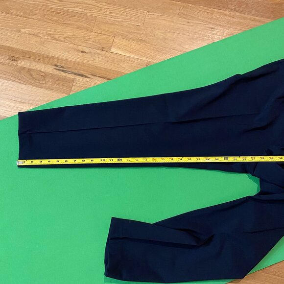 Incotex Grey Blue Color Blocked Slim Pleated Incotex Wool Dress Pants EU 48 - Picture 11 of 15